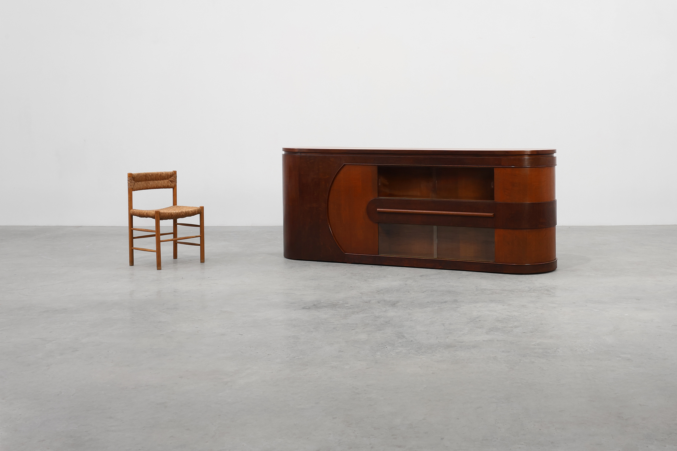 Monumental Art Deco Counter Attributed to De Coene, Belgium 1920sthumbnail